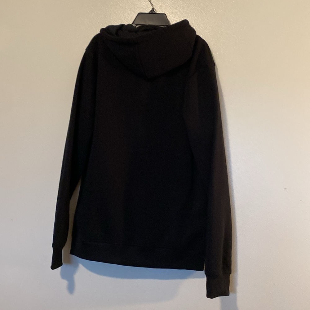 Black Pike Teddy Bear golf hole in one embroidered pocket fleece lined hoody - Picture 6 of 13
